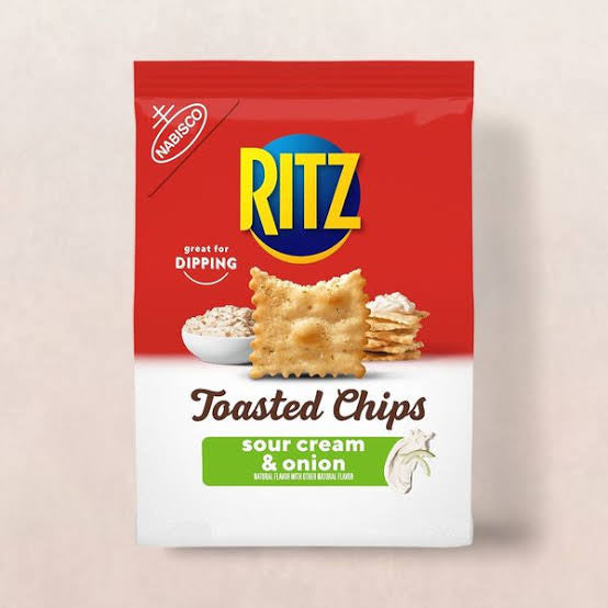 RITZ SOUR CREAM & ONION TOASTED CHIPS