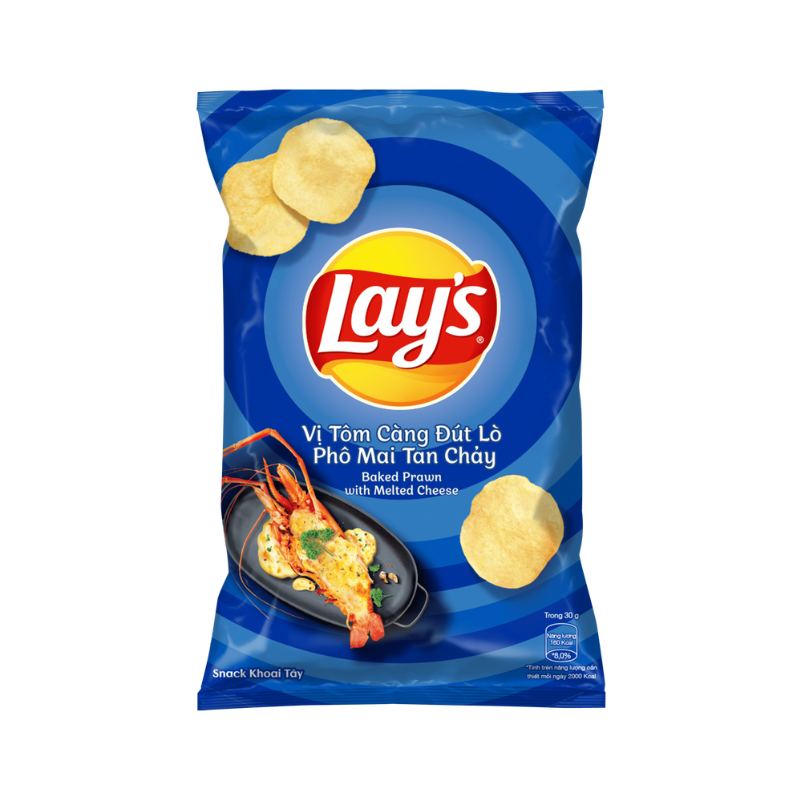 LAYS BAKED PRAWN WITH MELTED CHEESE (π»π³)