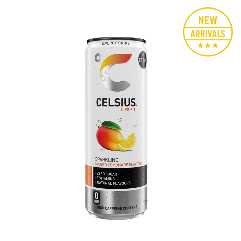 CELSIUS SPARKLING MANGO LEMONADE ENERGY DRINK