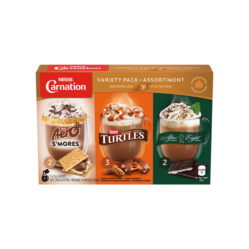 NESTLE CARNATION ASSORTED HOT CHOCOLATE MIX