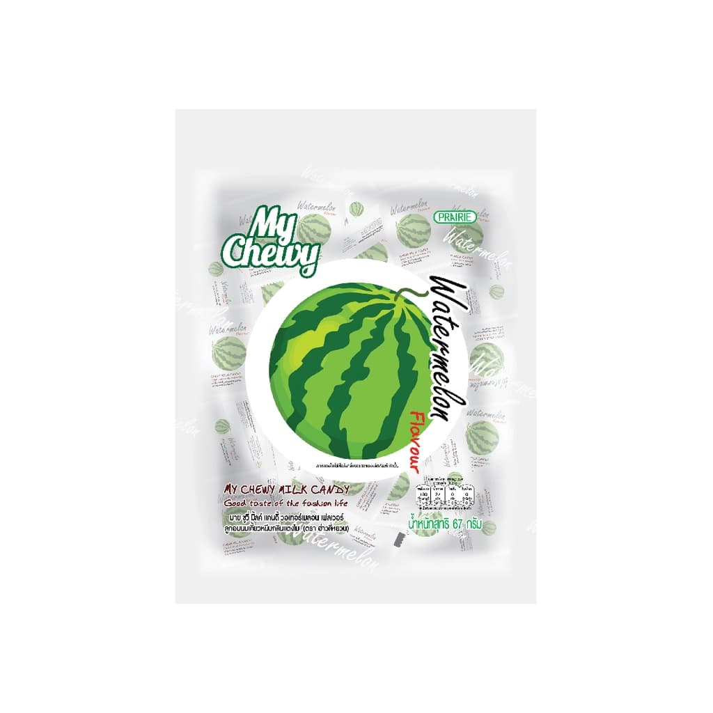 PRAIRIE HAOLIYUAN WATERMELON CHEWY MILK CANDY
