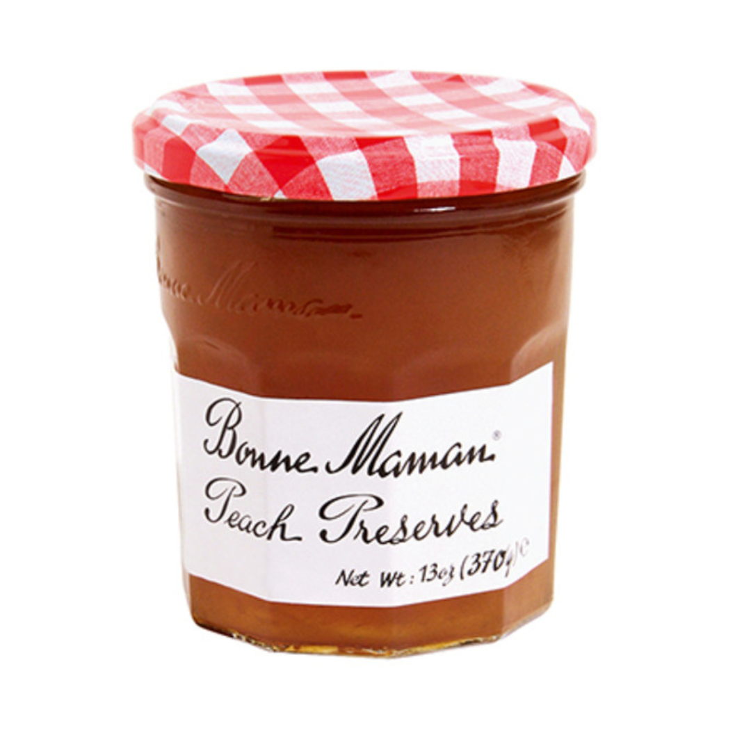 Bonne Maman Peach Preserve β French Peach Fruit Jam Jar