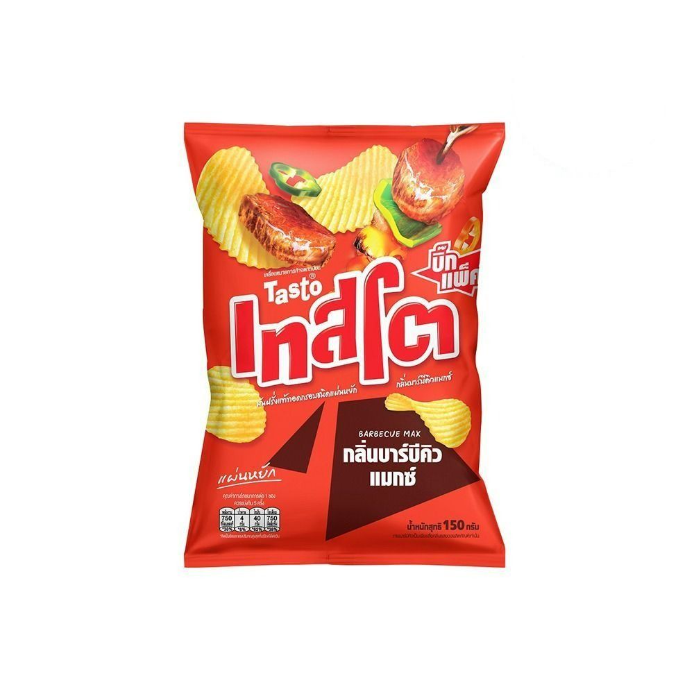 TASTO RIDGE CUT BARBEQUE MAX CHIPS (πΉπ)
