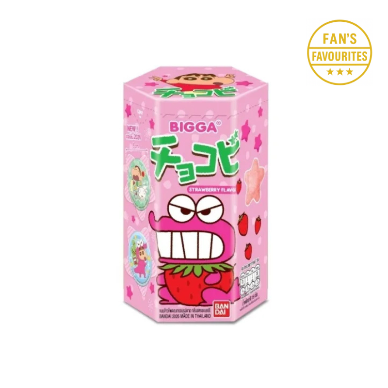 BIGGA CHOCOBI SHINCHAN STRAWBERRY COOKIES