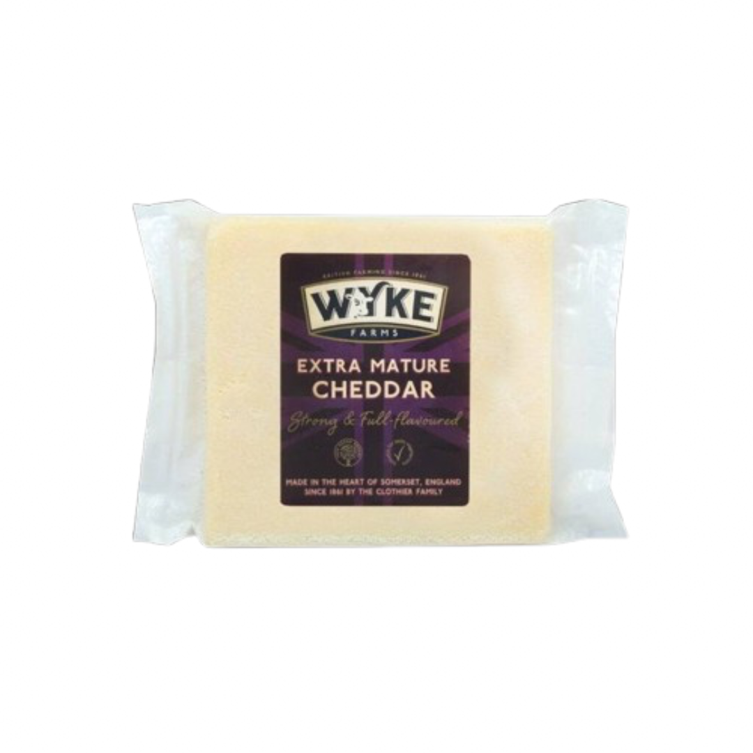 Wyke Extra Mature Cheddar Cheese β Strong British Cheddar Block