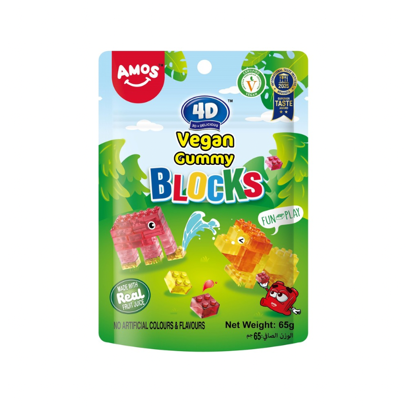 AMOS 4D VEGAN GUMMY BLOCKS