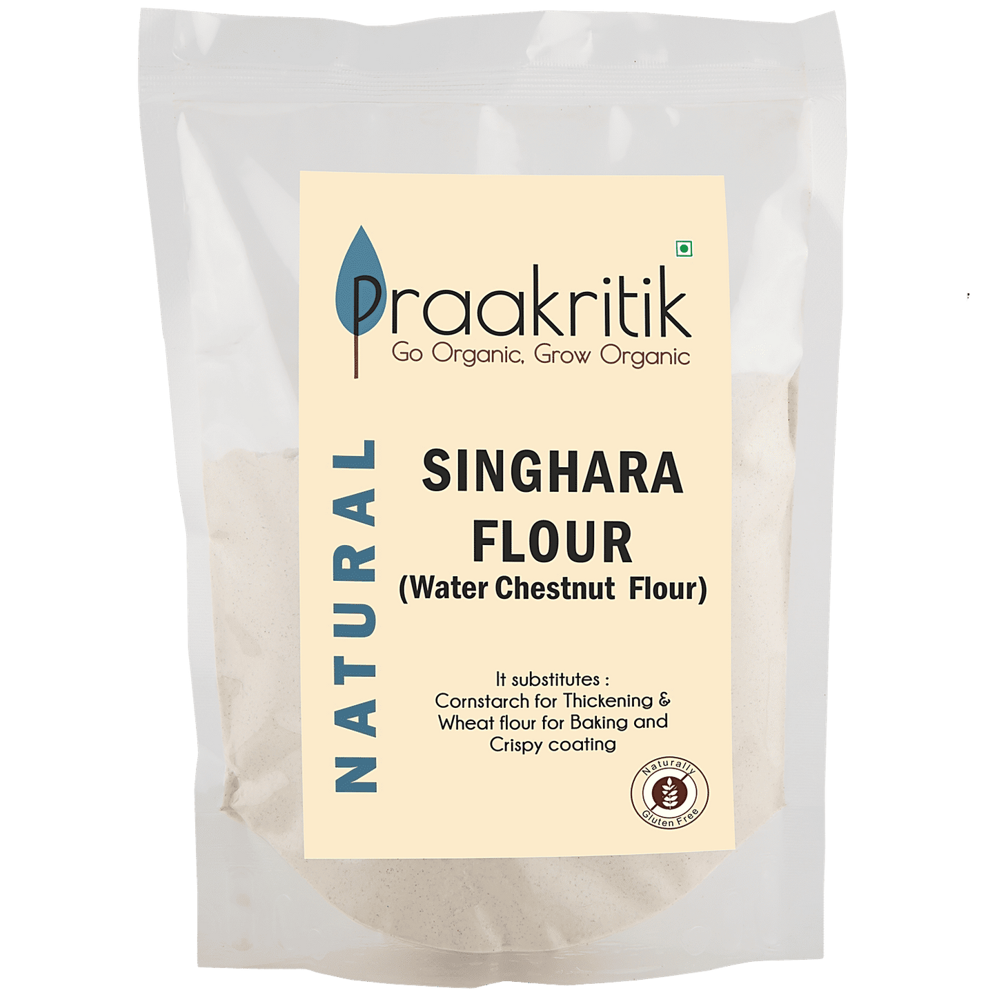 PRAAKRITIK ORGANIC SINGHARA ATTA ( WATER CHESTNUT FLOUR)
