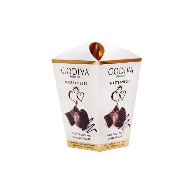 GODIVA MASTERPIECES IN DARK CHOCOLATE GANACHE HEART
