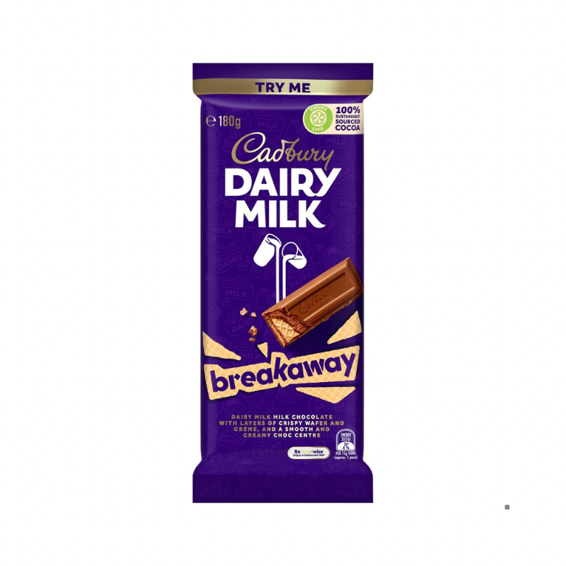 CADBURY DAIRY MILK BREAKAWAY (π¦πΊ)
