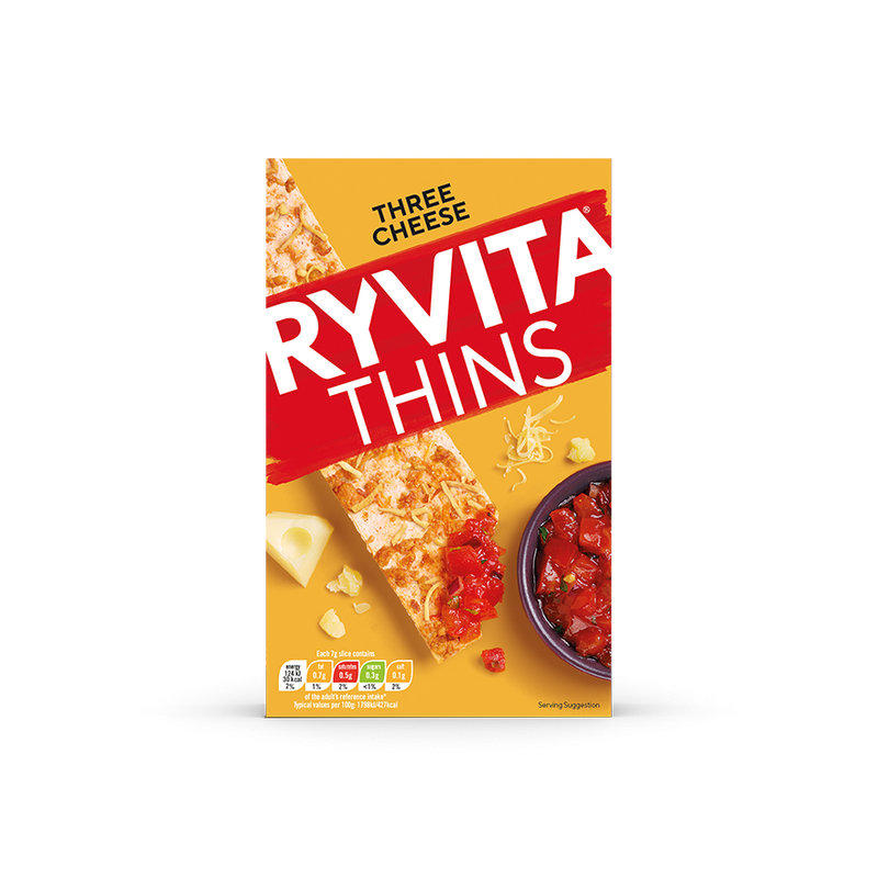 RYVITA THREE CHEESE THINS