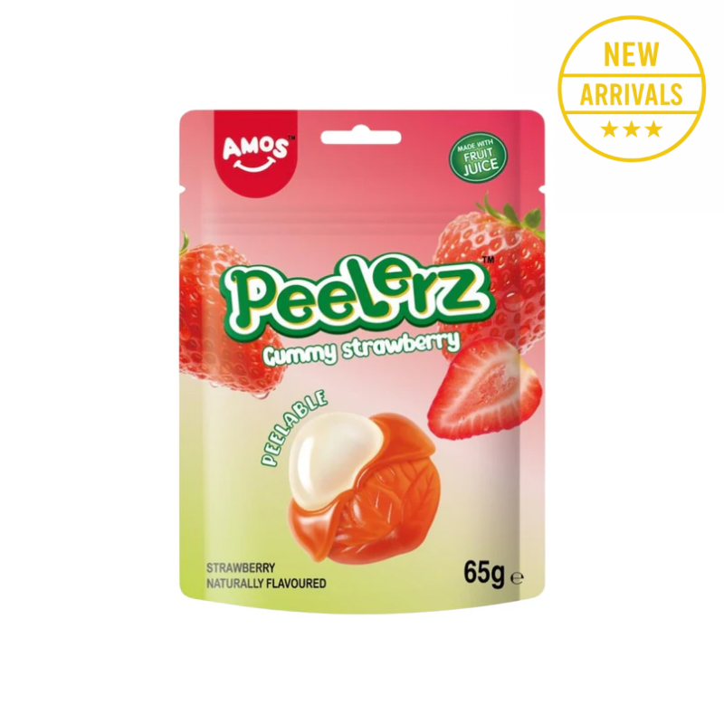AMOS GUMMY STRAWBERRY PEELERZ