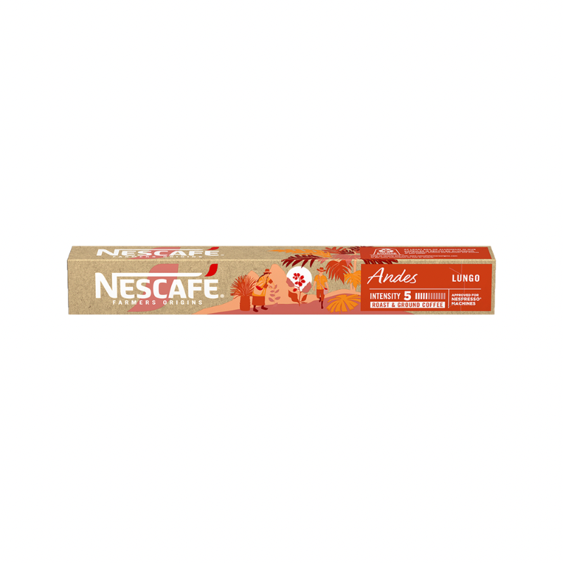 NESCAFE ANDES LUNGO NESPRESSO COFFEE PODS