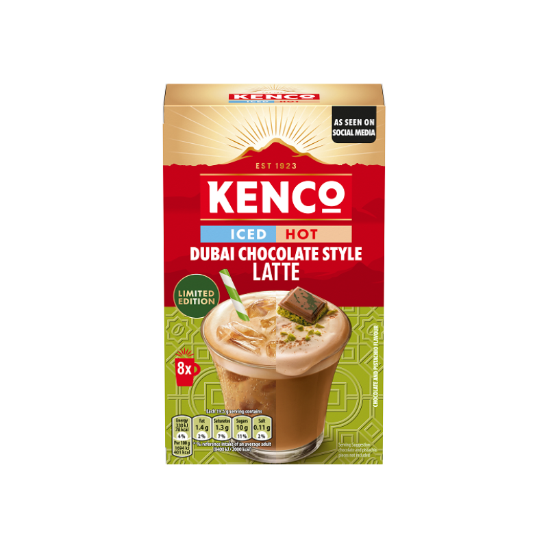 KENCO DUBAI CHOCOLATE STYLE LATTE ( HOT / COLD)