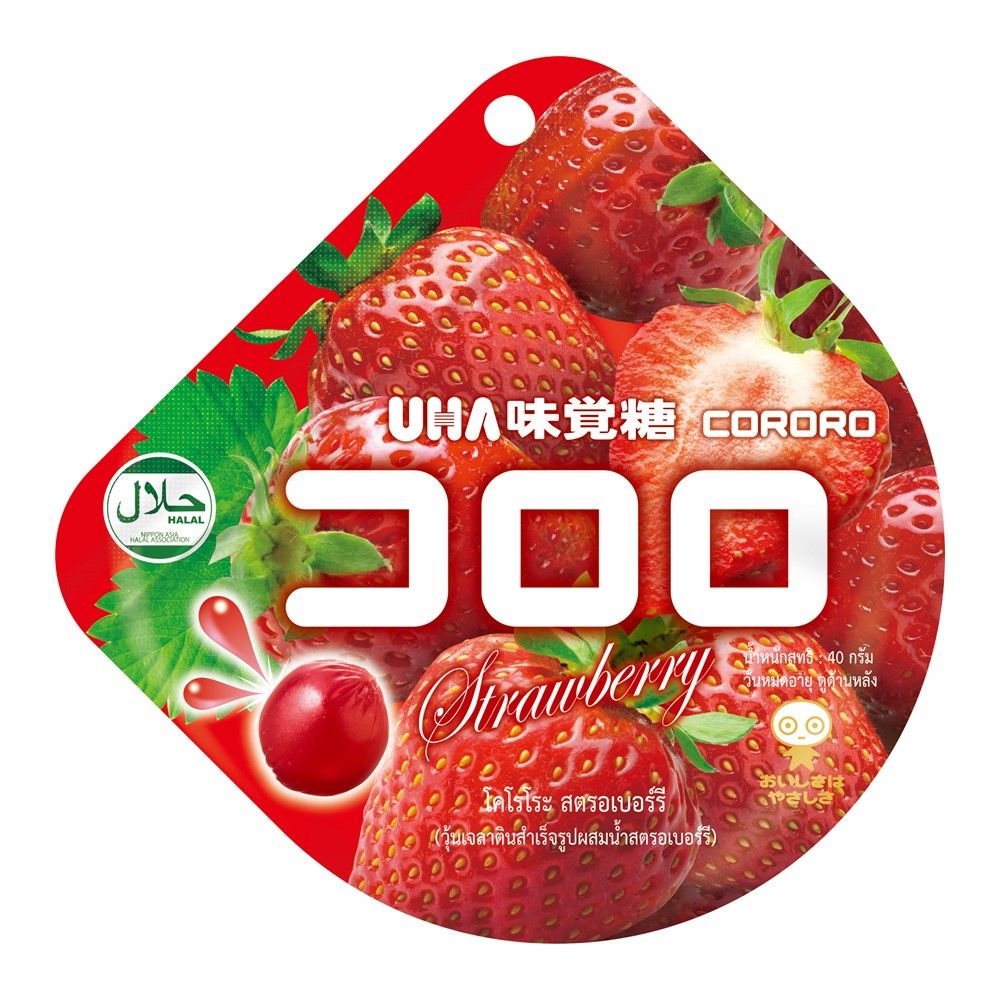JAPANESE UHA CORORO STRAWBERRY GUMMIES (🇯🇵)