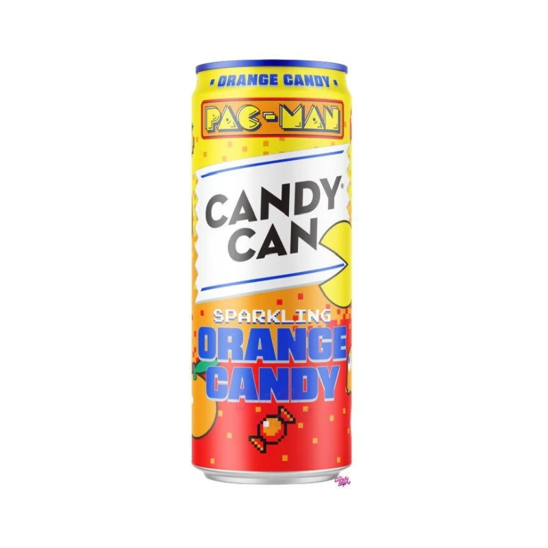 CANDY CAN SPARKLING ORANGE CANDY ( PAC MAN EDITION)