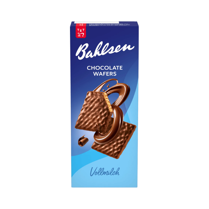 BAHLSEN MILK CHOCOLATE COATED WAFERS