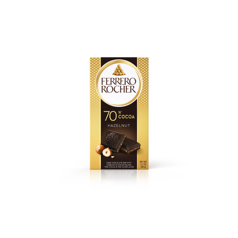 FERRERO ROCHER 70% DARK HAZELNUT CHOCOLATE