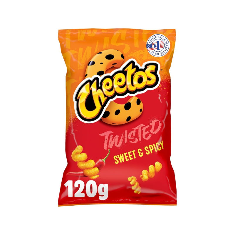 CHEETOS SWEET & SPICY TWISTED PUFFS (🇬🇧)