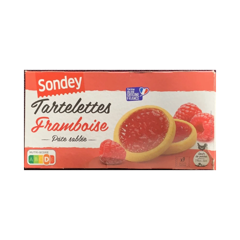 SONDEY RASPBERRY TARTELETTES