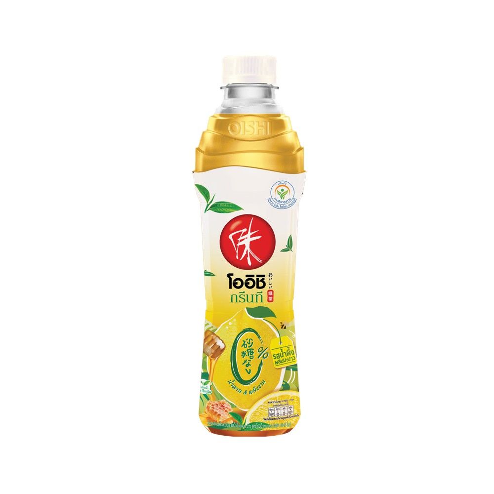 OISHI ZERO SUGAR HONEY LEMON GREEN TEA (🇹🇭)