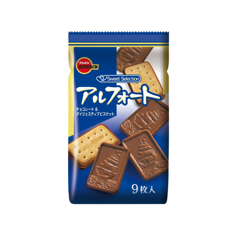 JAPANESE BOURBON MILK CHOCOLATE COATED DIGESTIVE BISCUITS (π―π΅)