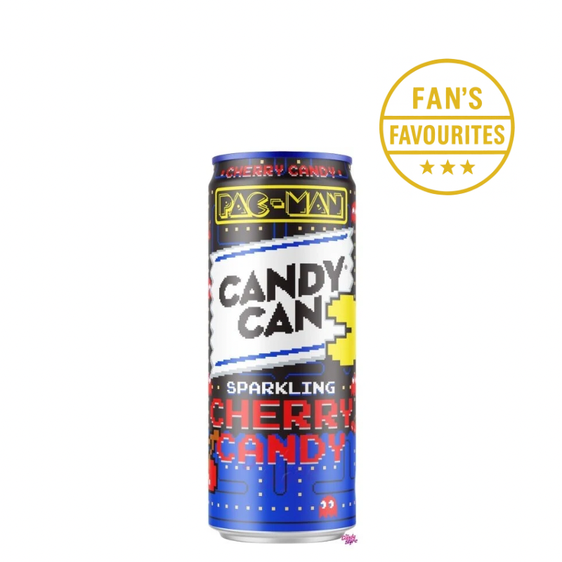 CANDY CAN SPARKLING CHERRY CANDY ( PAC MAN EDITION)