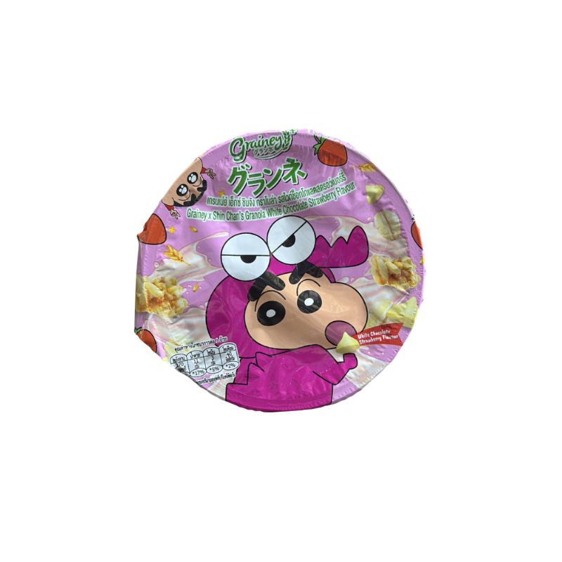 GRAINEY X SHIN CHAN’S WHITE CHOCOLATE STRAWBERRY GRANOLA CUP (🇹🇭)
