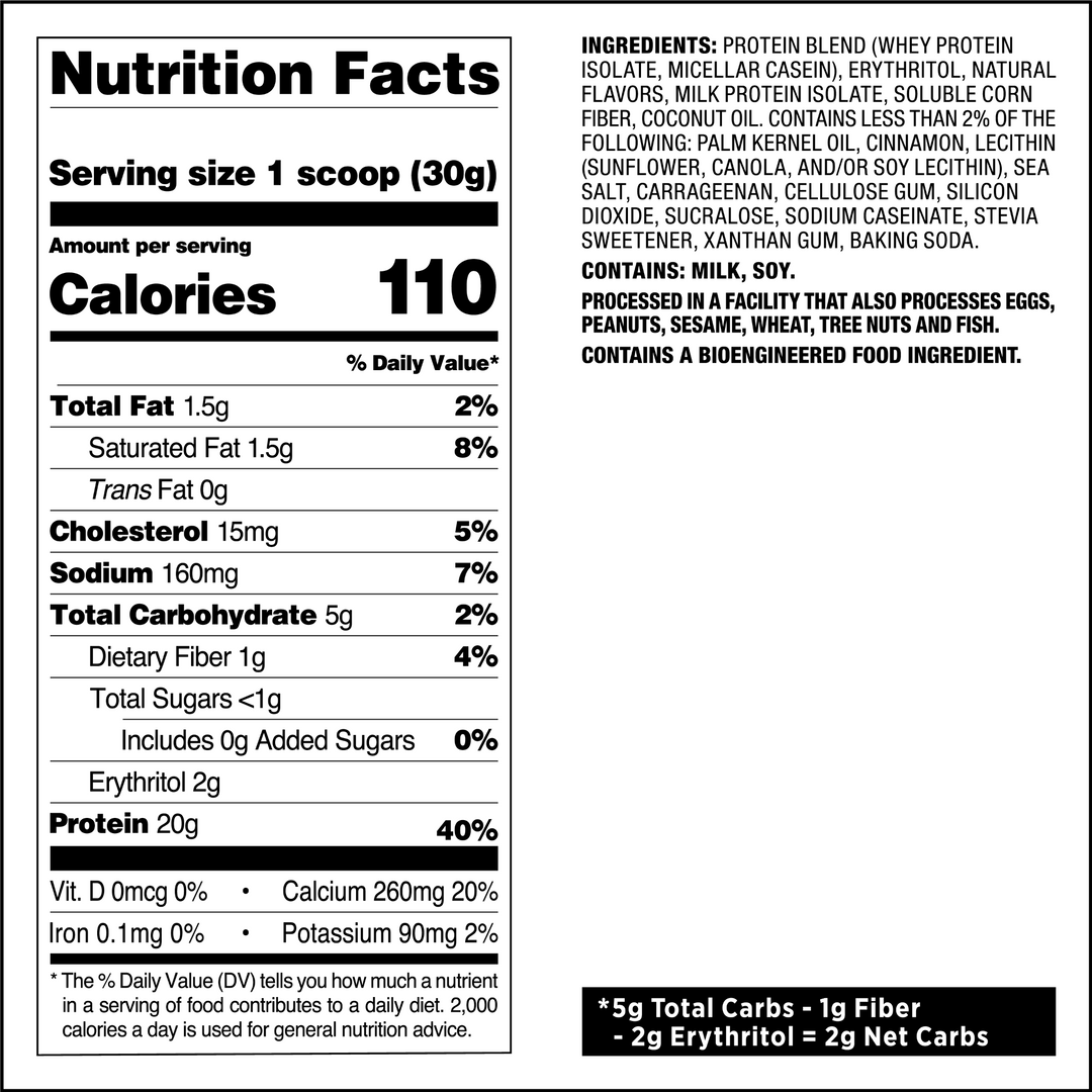 QUEST CINNAMON CRUNCH PROTEIN POWDER