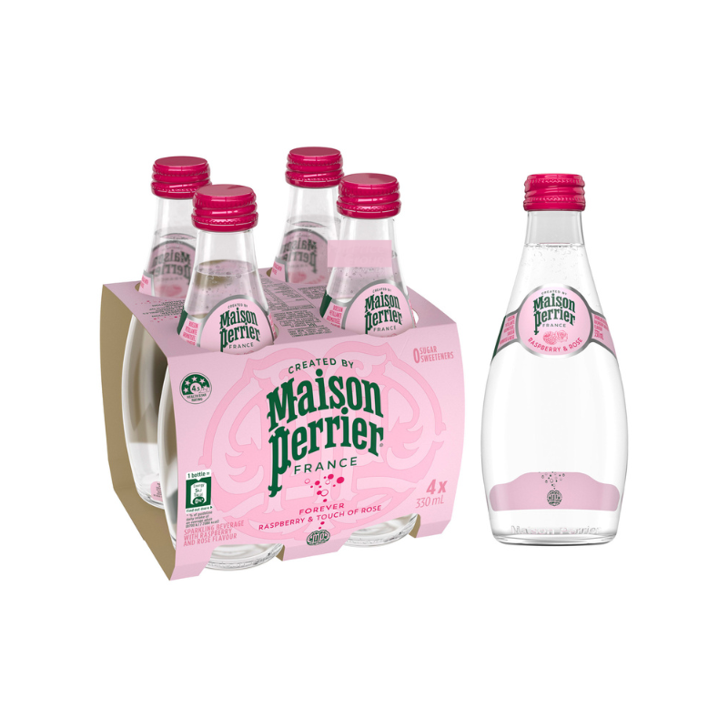 MAISON PERRIER RASPBERRY & TOUCH OF ROSE SPARKLING WATER (π«π·)
