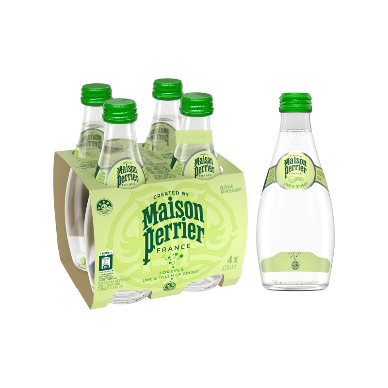 MAISON PERRIER LIME & TOUCH OF GINGER SPARKLING WATER (π«π·)