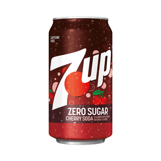 7UP ZERO SUGAR CHERRY SODA
