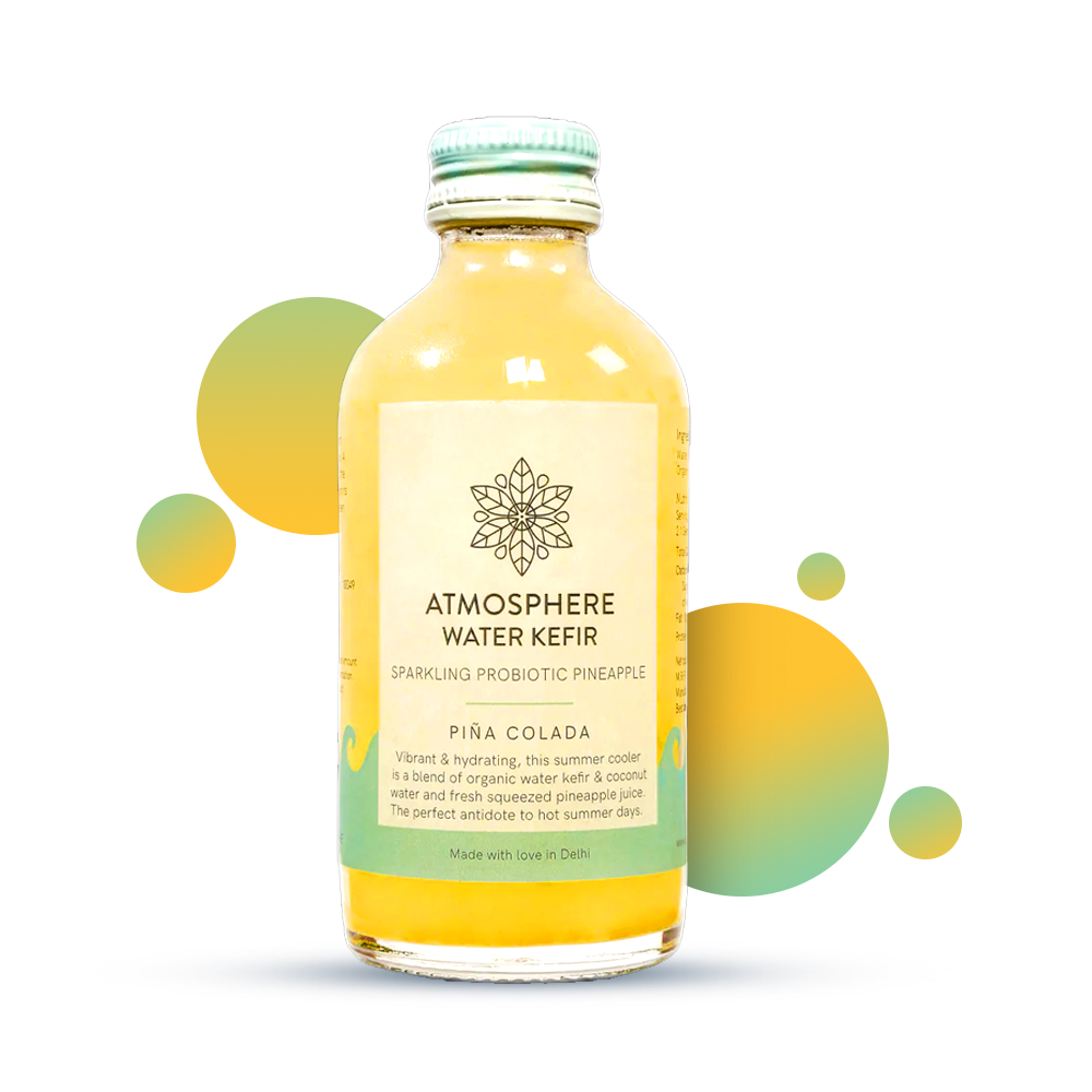 ATMOSPHERE WATER KEFIR IN PINA COLADA