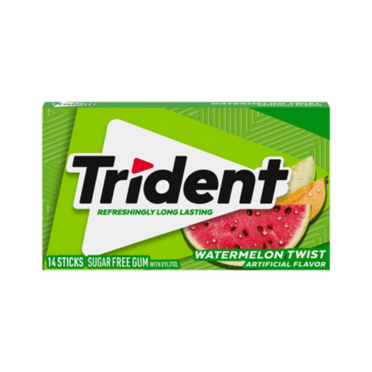 TRIDENT WATERMELON SUGAR FREE GUM