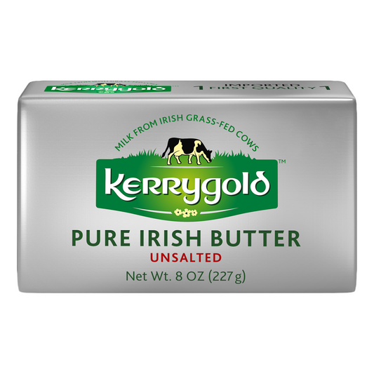 Kerrygold Unsalted Butter – Pure Grass-Fed Irish Butter