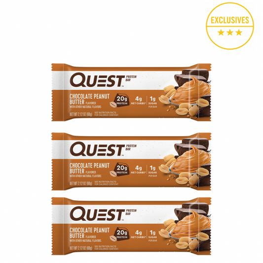 QUEST CHOCOLATE PEANUT BUTTER PROTEIN BARS