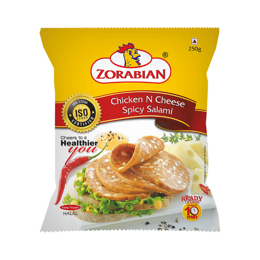 ZORABIAN CHICKEN N CHEESE SPICY SALAMI