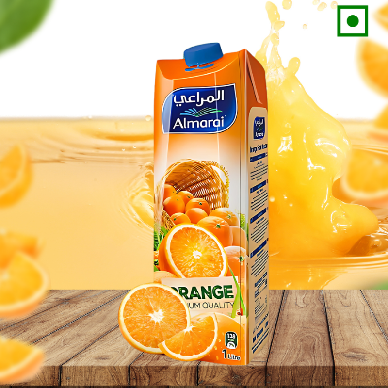 Almarai Orange Juice Bottle – Available at Amiri Foods, Mumbai