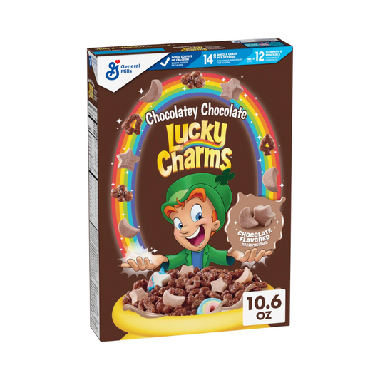 Chocolate Lucky Charms Cereal – Chocolate Cereal with Marshmallows