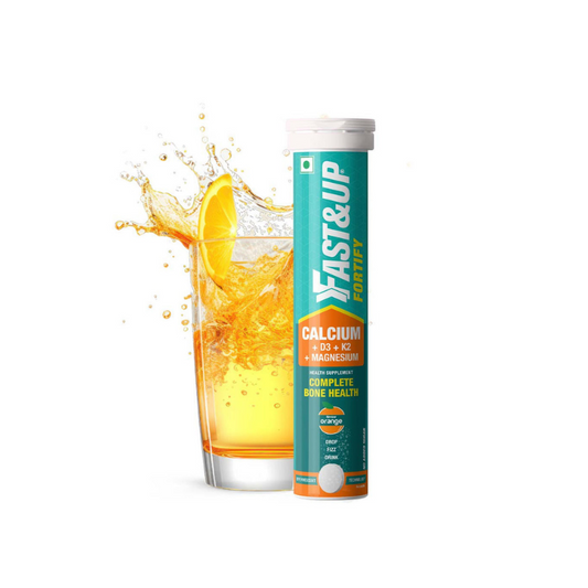 FAST & UP FORTIFY CALCIUM + D3 + K2 + MAGNESIUM IN ORANGE