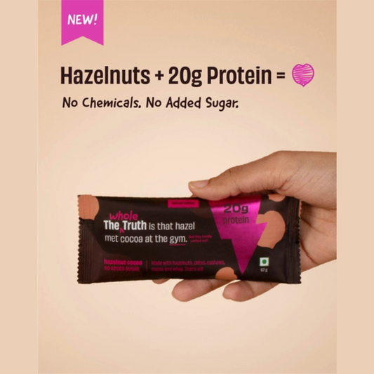 THE WHOLE TRUTH HAZELNUT COCOA PROTEIN BAR