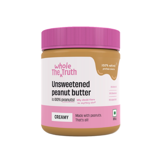 THE WHOLE TRUTH UNSWEETENED PEANUT BUTTER CREAMY