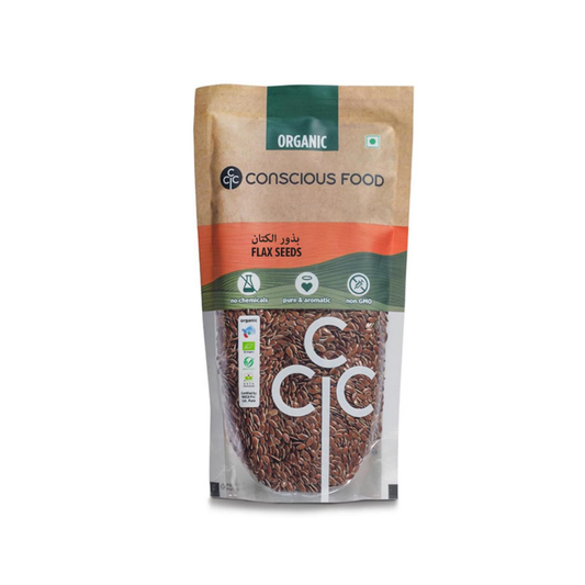 CONSCIOUS FOOD ORGANIC FLAX SEEDS