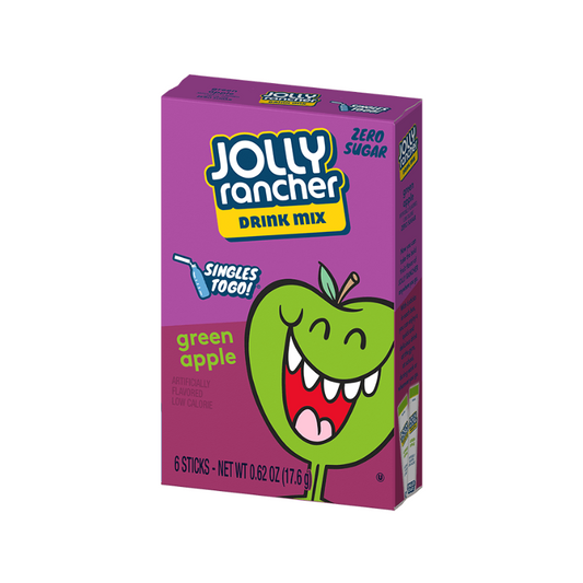 JOLLY RANCHER ZERO SUGAR GREEN APPLE DRINK MIX