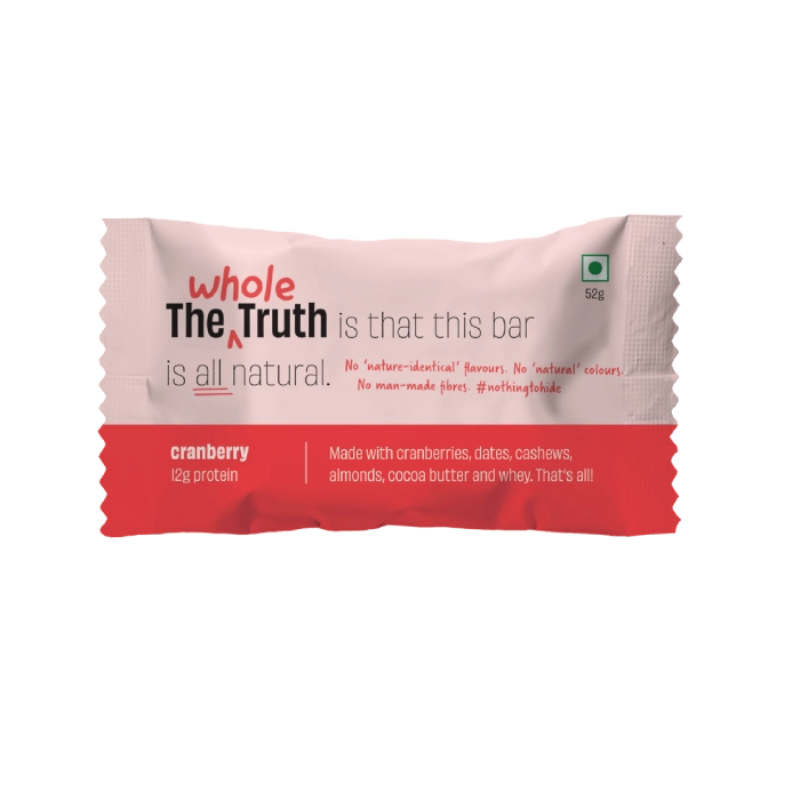 THE WHOLE TRUTH CRANBERRY PROTEIN BAR