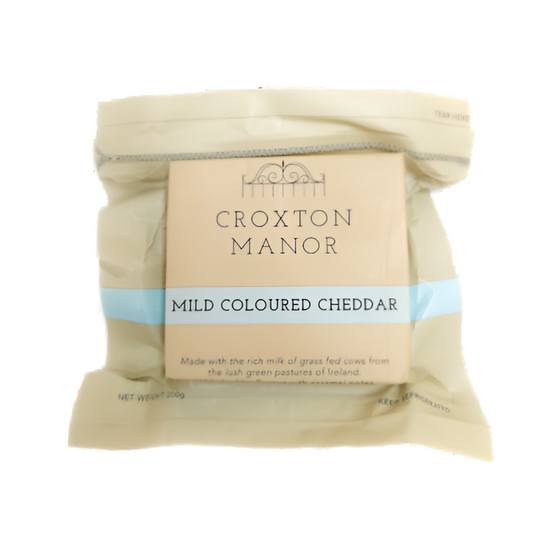 Croxton Manor Mild Coloured Cheddar Cheese Block
