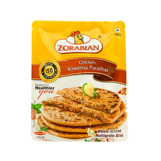 ZORABIAN CHICKEN KHEEMA PARATHAS