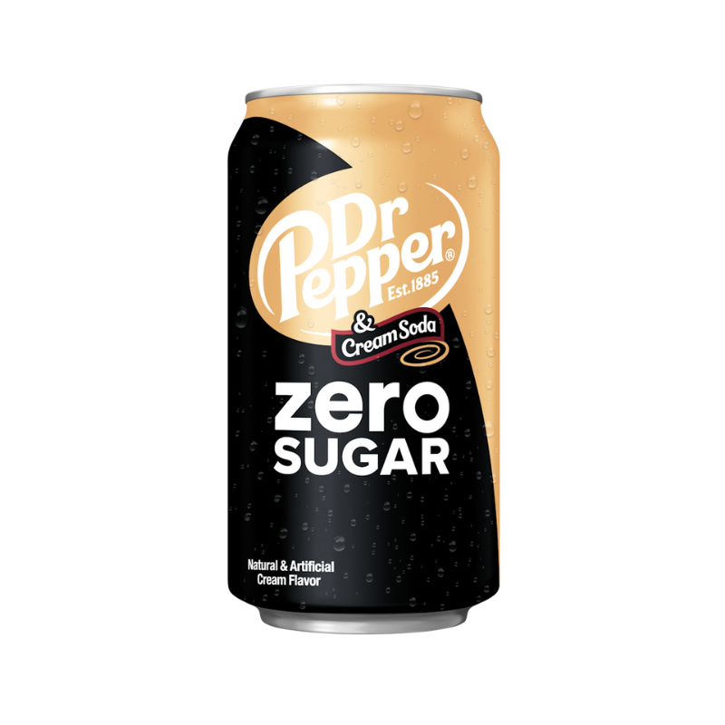 DR PEPPER ZERO SUGAR CREAM SODA