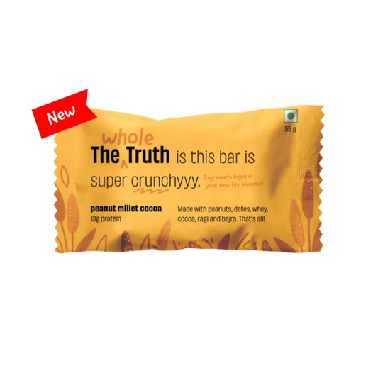 THE WHOLE TRUTH PEANUT MILLET COCOA PROTEIN BAR