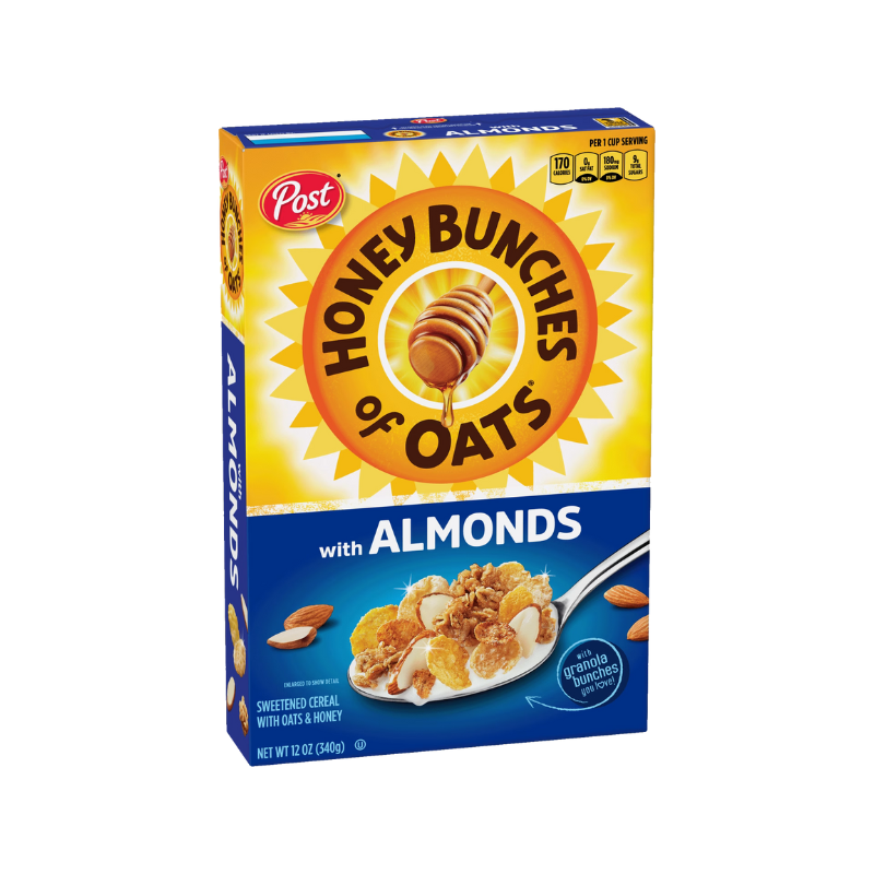 HONEY BUNCHES OF OATS WITH ALMONDS CEREAL