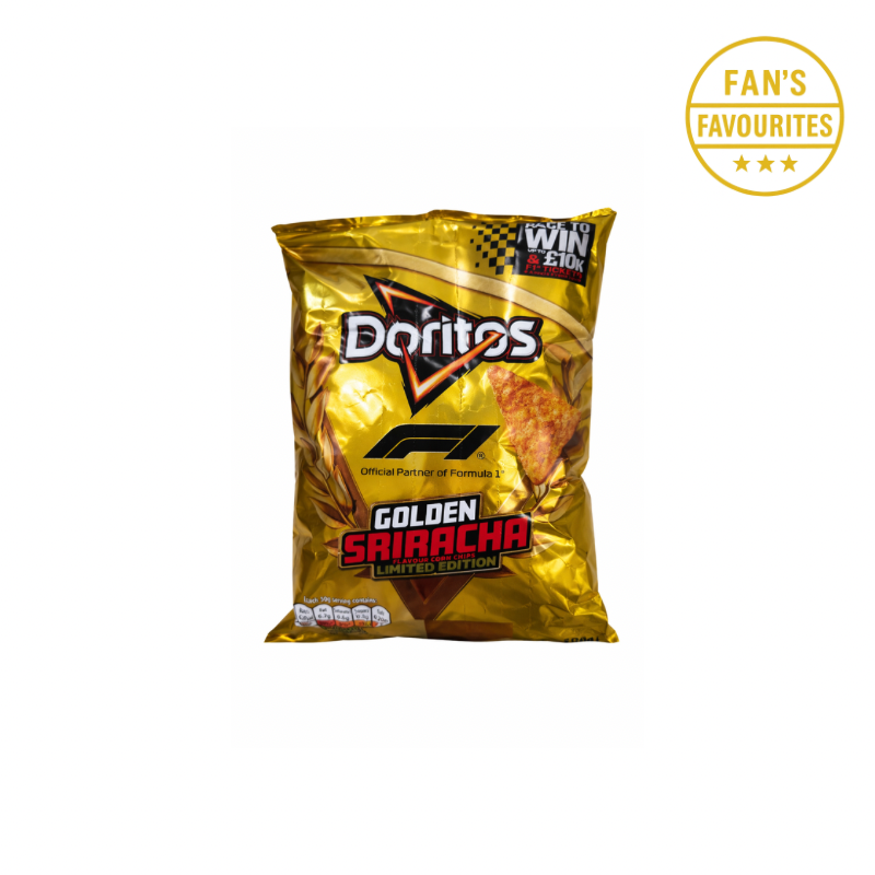 F1 x DORITOS GOLDEN SRIRACHA NACHOS (🏎️)